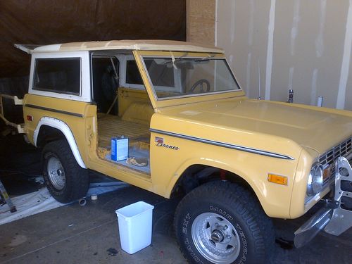 1970's Ford Bronco Interior